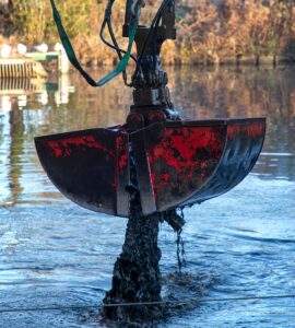 pond muck removal services