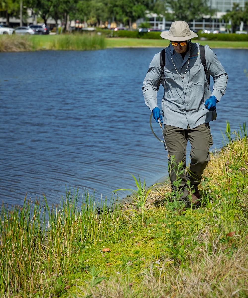 aquatic weed killer and pond weed management